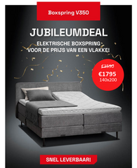 Elektrische Boxspring Toff Jubileum