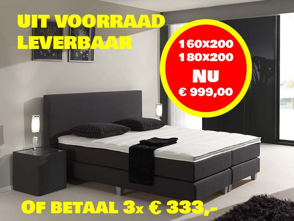 Boxspringset Praag Nu Slechts € 999,00 of betaal 3x € 333,00
